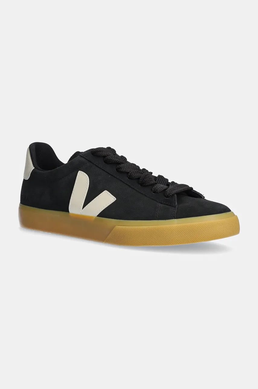 Veja sneakers din piele intoarsă Campo culoarea negru, CP0303692B Veja sneakers din piele intoarsă Campo culoarea negru, CP0303692B
