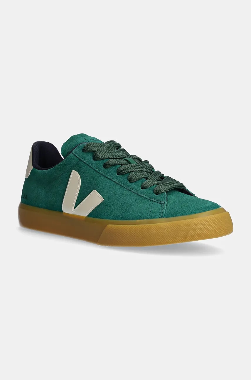 Veja sneakers din piele intoarsă Campo culoarea verde, CP0303695B