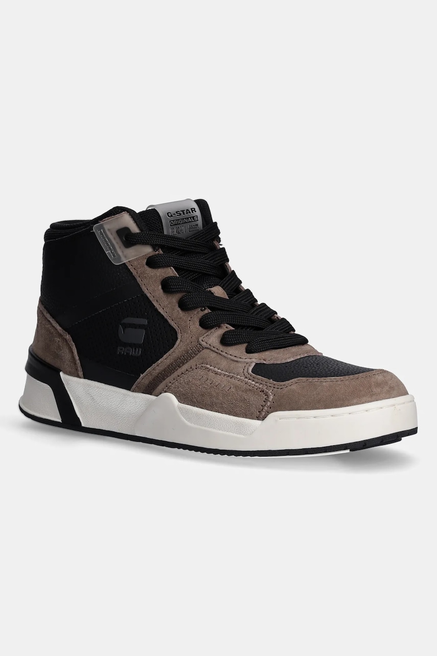 G-Star sneakers din piele Carrick culoarea verde, GR170030AM