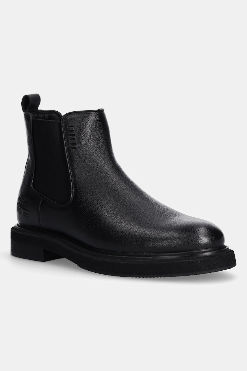 G-Star ghete chelsea de piele Bronson bărbați, culoarea negru, GR289039AM