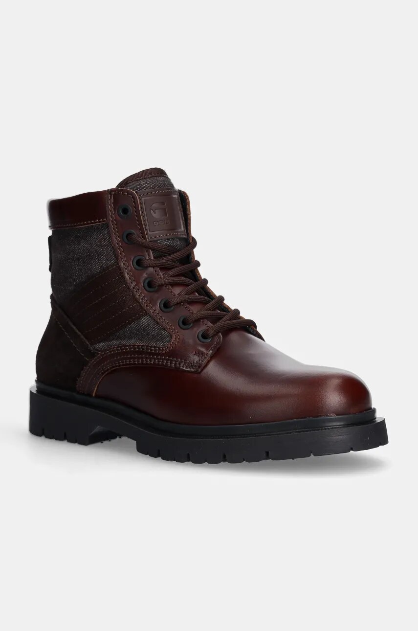 G-Star Raw pantofi Tyler barbati, culoarea maro, GR373005AM