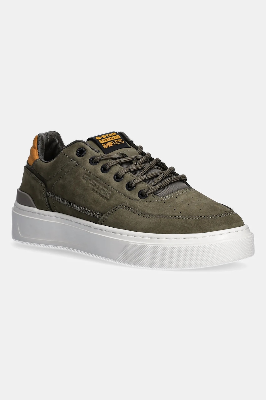 G-Star sneakers din nubuc Rovic culoarea verde, GR238073AM