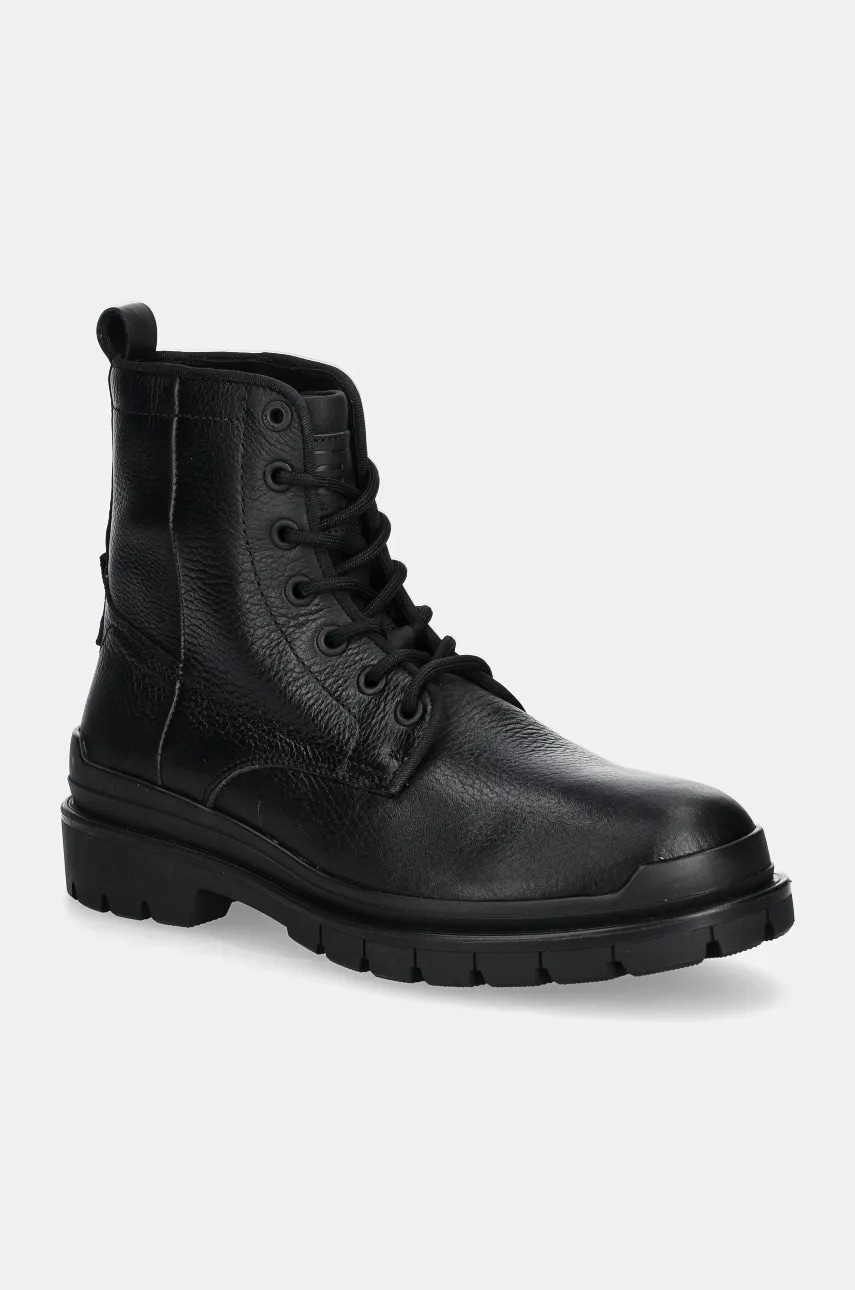 G-Star Raw bocanci de piele Blake barbati, culoarea negru, GR556022AM G-Star Raw bocanci de piele Blake barbati, culoarea negru, GR556022AM