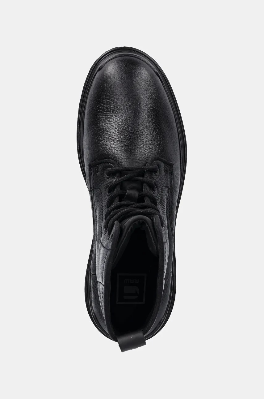 Δερμάτινες μπότες πεζοπορίας G-Star Blake χρώμα: μαύρο, GR556022AM φωτογραφία