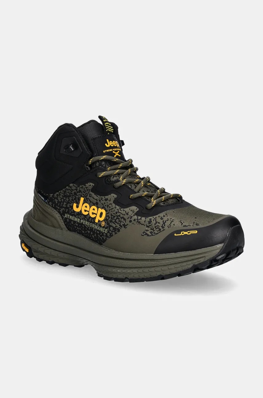 

Обувки Jeep TRACKED MID WP в зелено JM42202A, Зелен