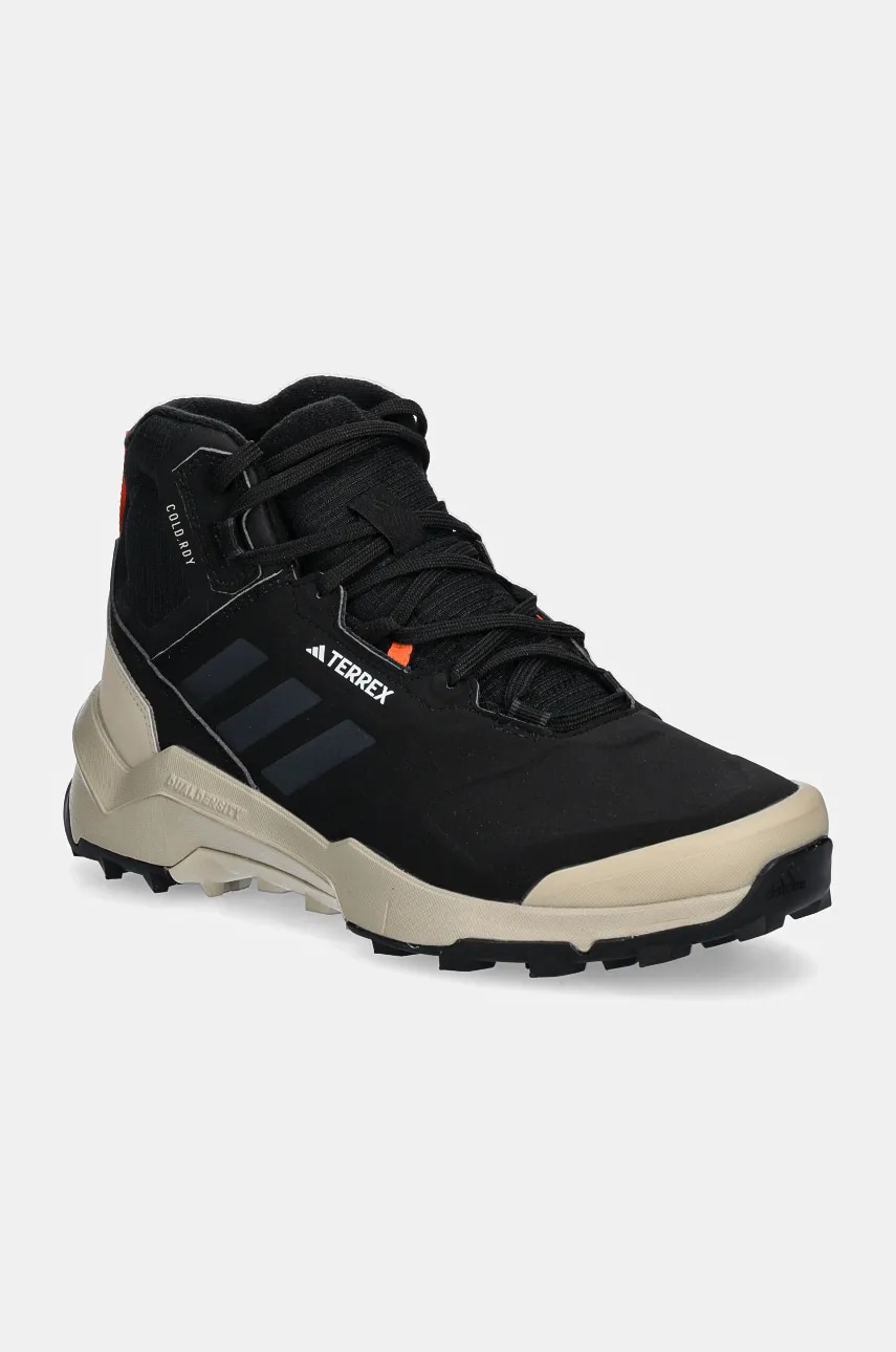 adidas TERREX pantofi AX4 Mid Beta COLD.RDY barbati, culoarea negru, izolat, IG8849 adidas TERREX pantofi AX4 Mid Beta COLD.RDY barbati, culoarea negru, izolat, IG8849