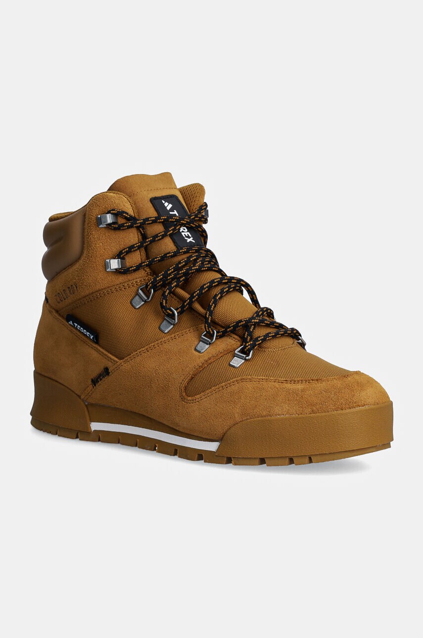 adidas TERREX pantofi Snowpitch barbati, culoarea maro, izolare usoara, IH3664
