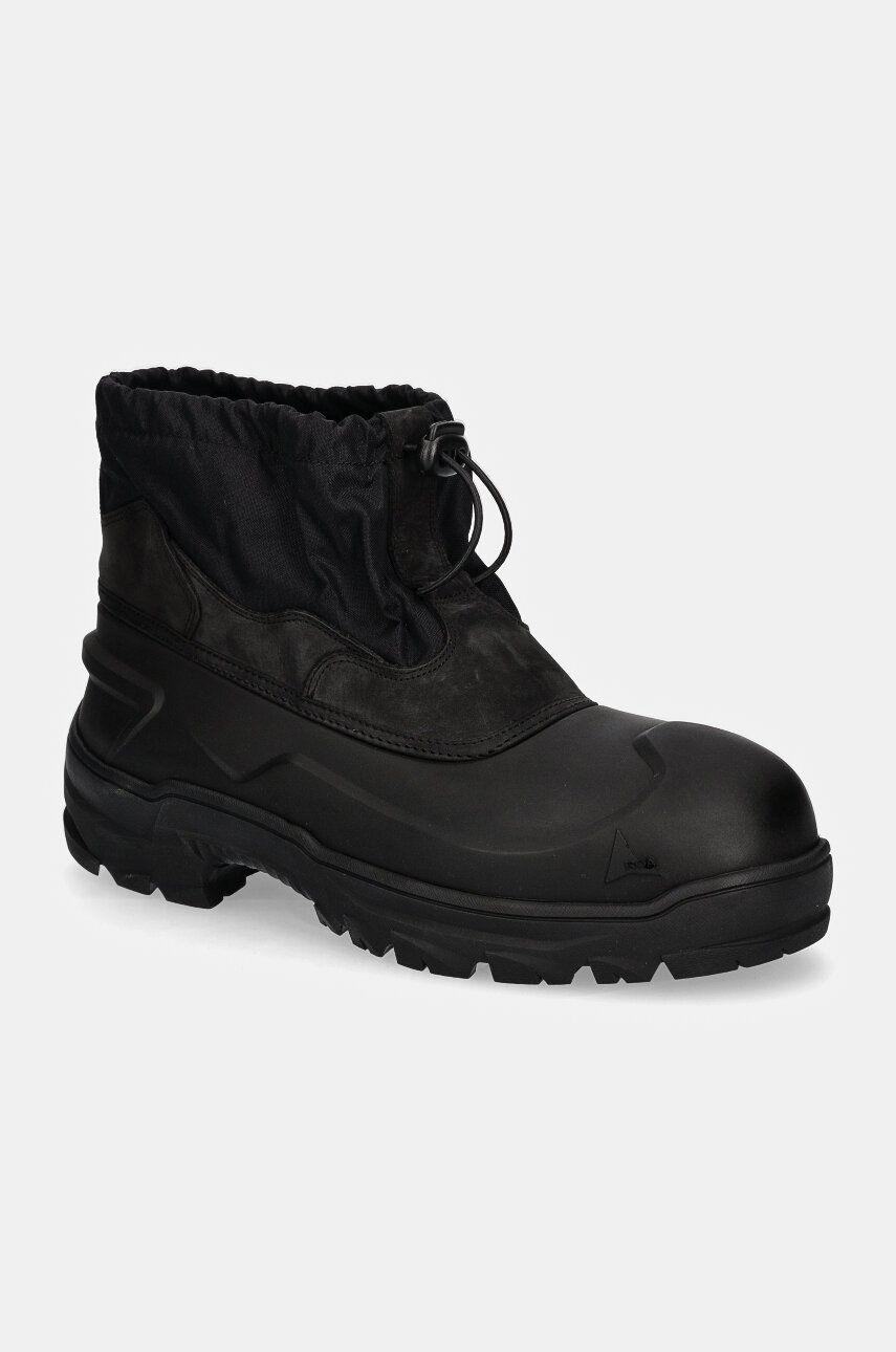 ROA pantofi Low Top Rubber Boot barbati, culoarea negru, NBUW179FA41