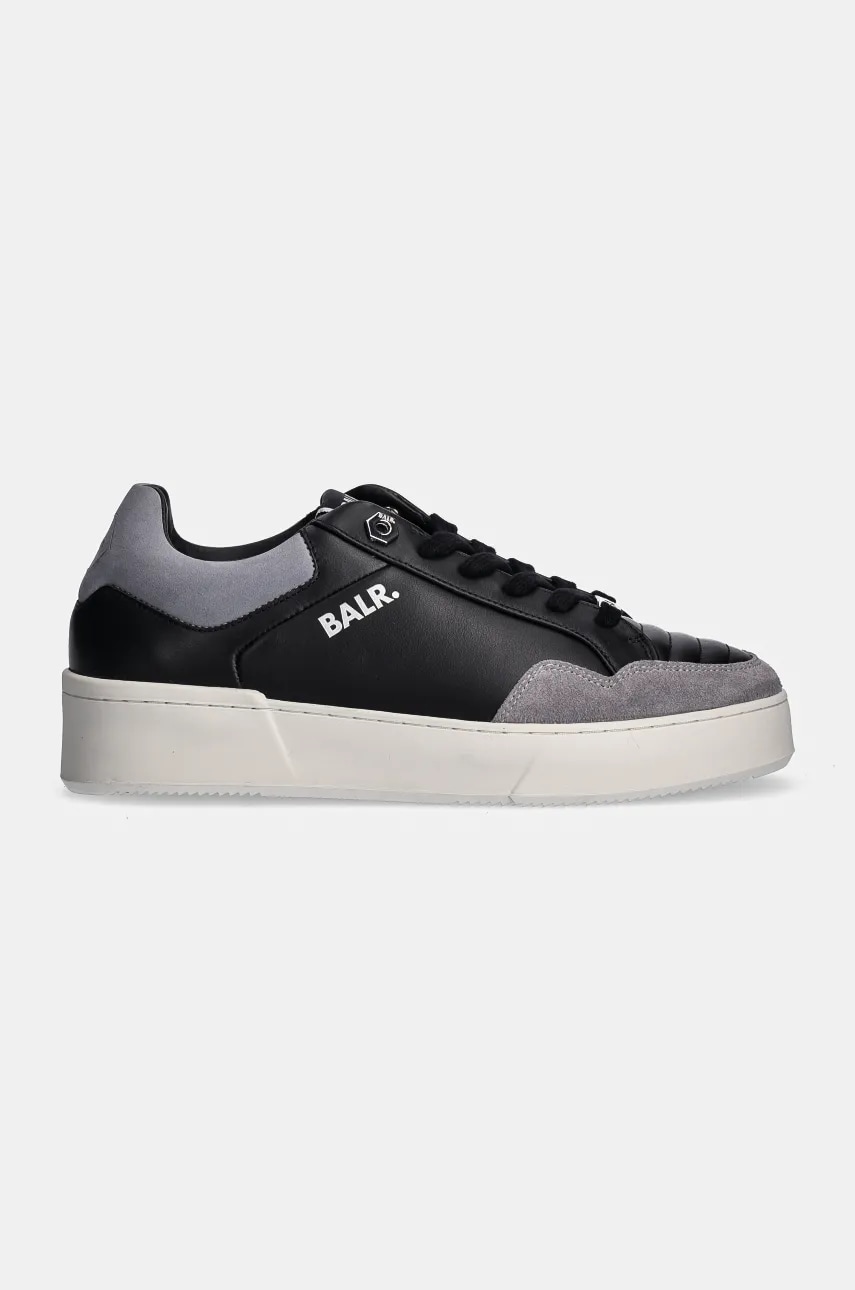 Кожаные кроссовки BALR. BT Leather Sneaker цвет чёрный B1511.1045 Кожаные кроссовки BALR. BT Leather Sneaker цвет чёрный B1511.1045