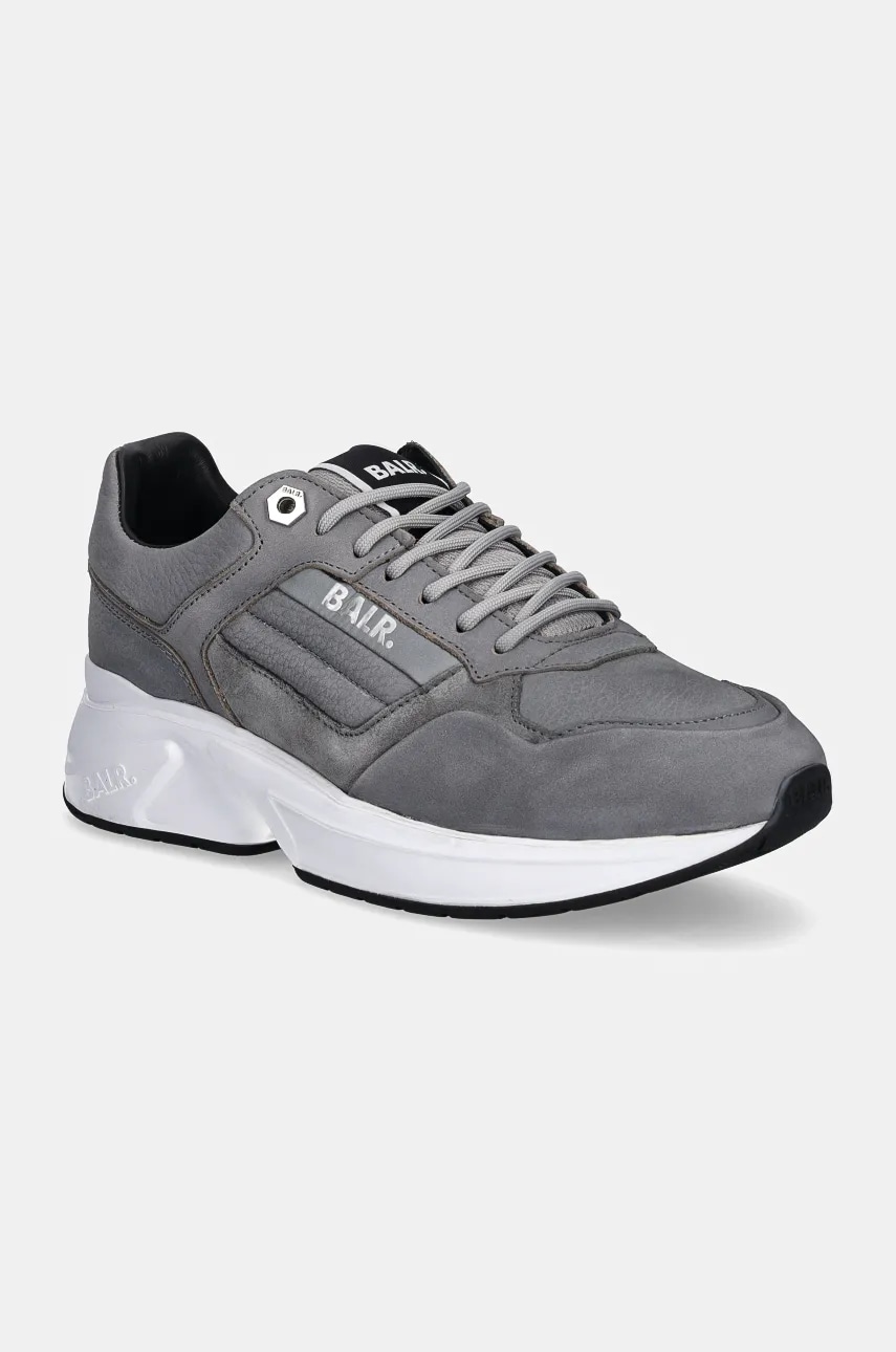 BALR. sneakers din piele Brand Luxe Runner culoarea gri, B1511.1043 BALR. sneakers din piele Brand Luxe Runner culoarea gri, B1511.1043