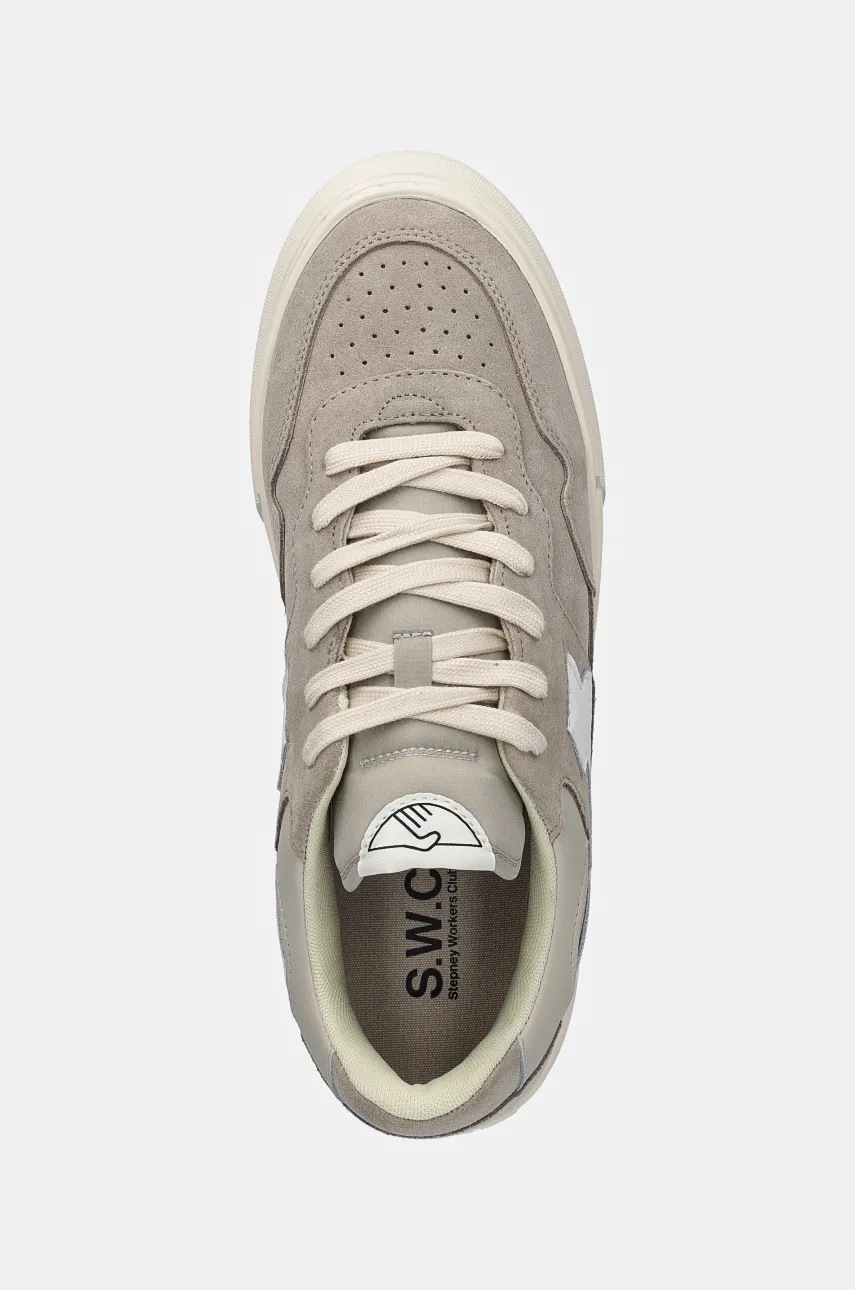 Αθλητικά Stepney Workers Club Pearl S-Strike Suede χρώμα: γκρι, YA23535 φωτογραφία