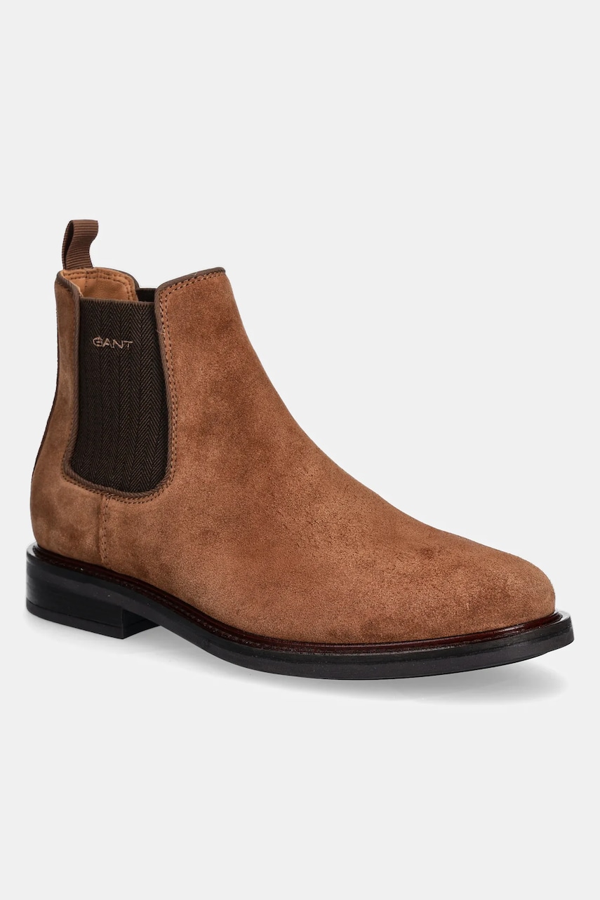 Gant botine din piele intoarsa St Fairkon barbati, culoarea maro, 29653819 G914 Gant botine din piele intoarsa St Fairkon barbati, culoarea maro, 29653819 G914