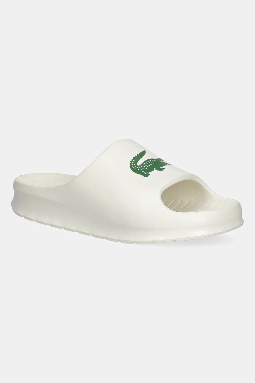 Lacoste papuci 46CMA0032 barbati, culoarea bej, SERVE SLIDE 2.0 223 1 CMA