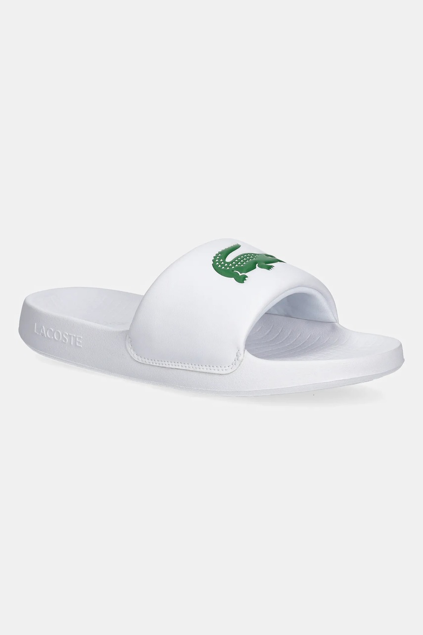 Lacoste papuci 48CMA0023 barbati, culoarea alb, SERVE SLIDE 1.0 224 3 CMA