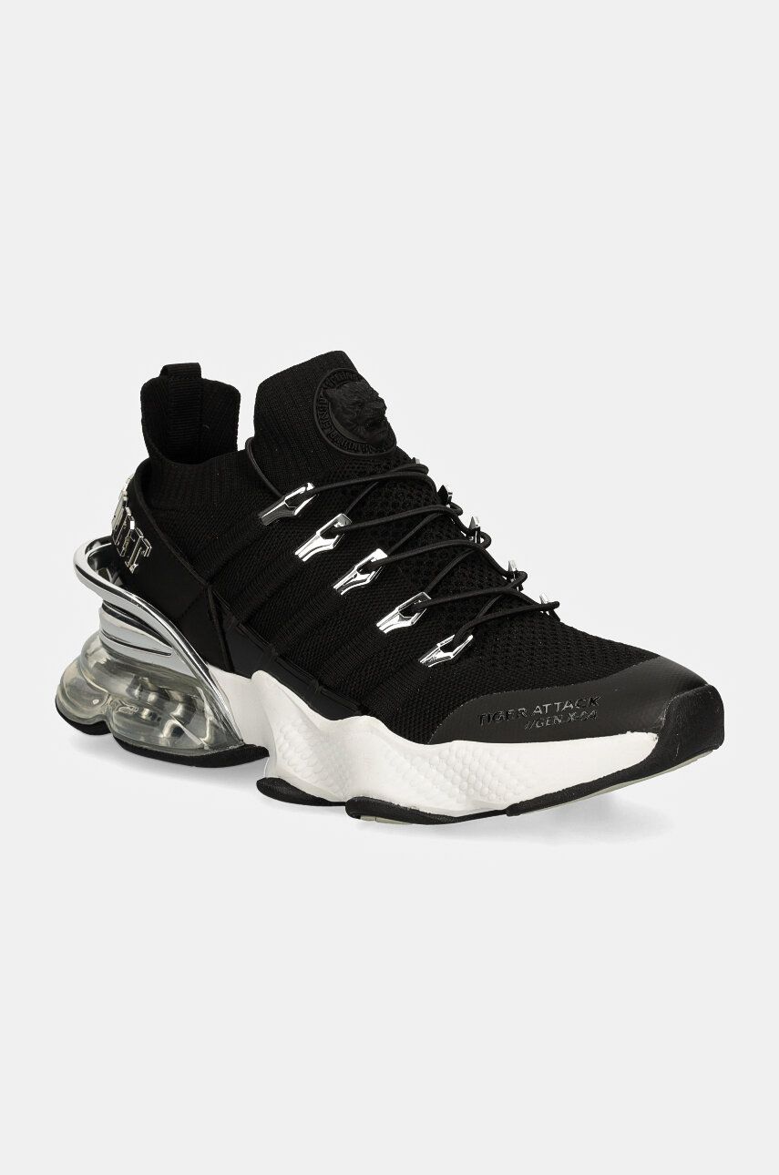PLEIN SPORT sneakers Tiger Attack Gen.X.04 culoarea negru, USC0518.STE003N.0201