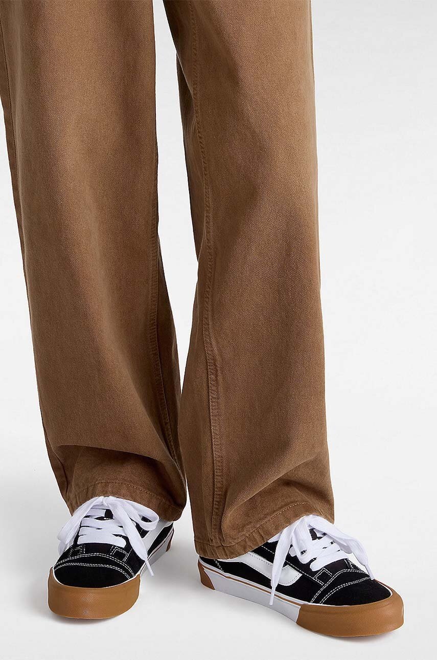 Σουέτ sneakers Vans Knu Skool χρώμα: μαύρο, VN0009QCCJI1 φωτογραφία