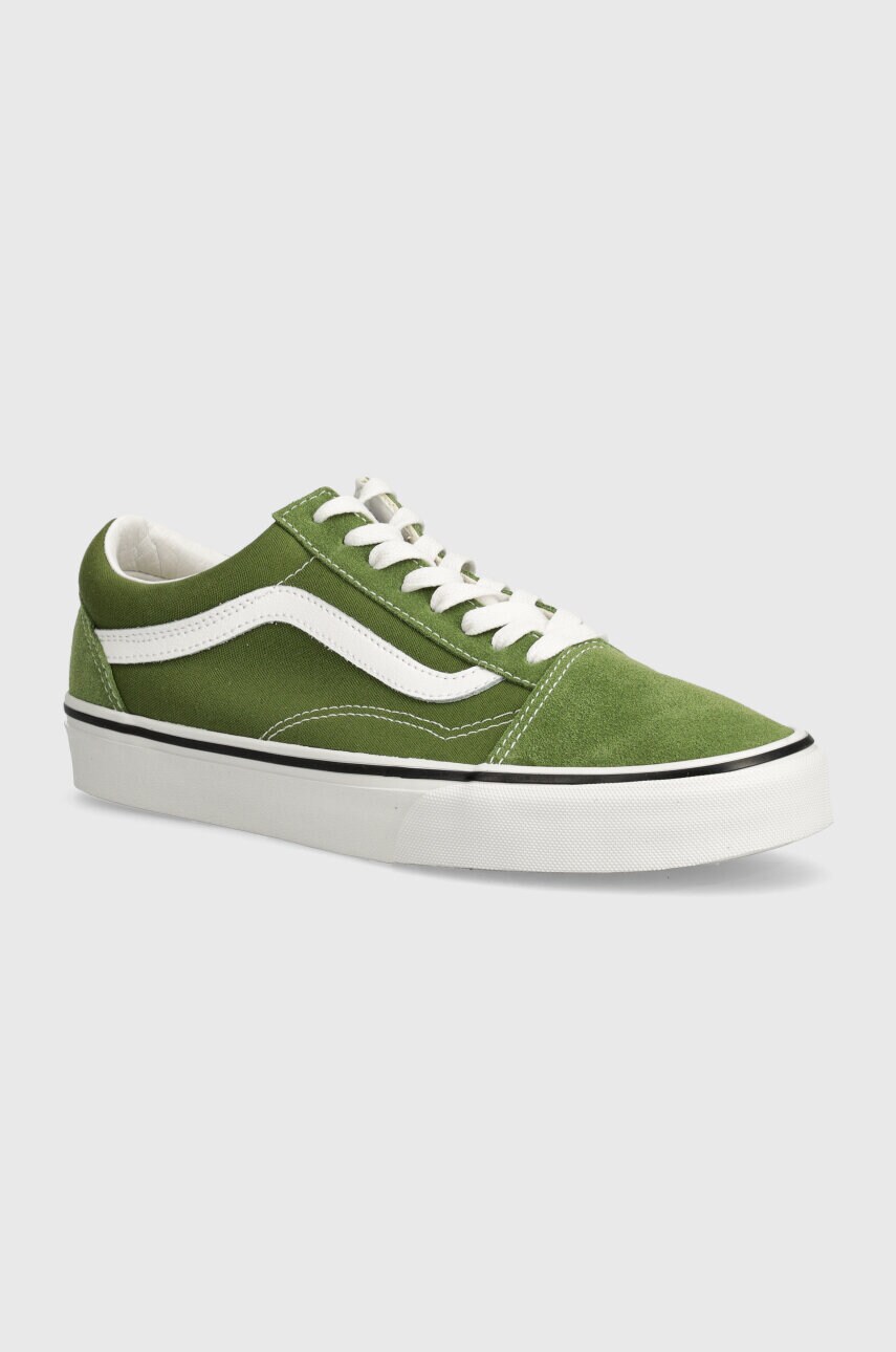 Vans tenisi Old Skool culoarea verde, VN000CT8CIB1