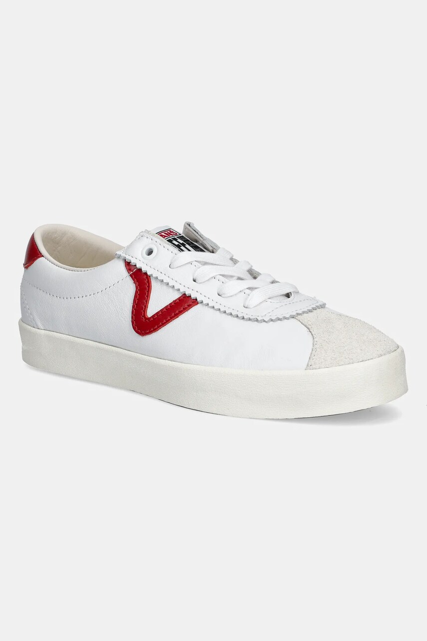 Vans sneakers din piele Premium Classics LX Sport Low 73 culoarea alb, VN000D2JRED1