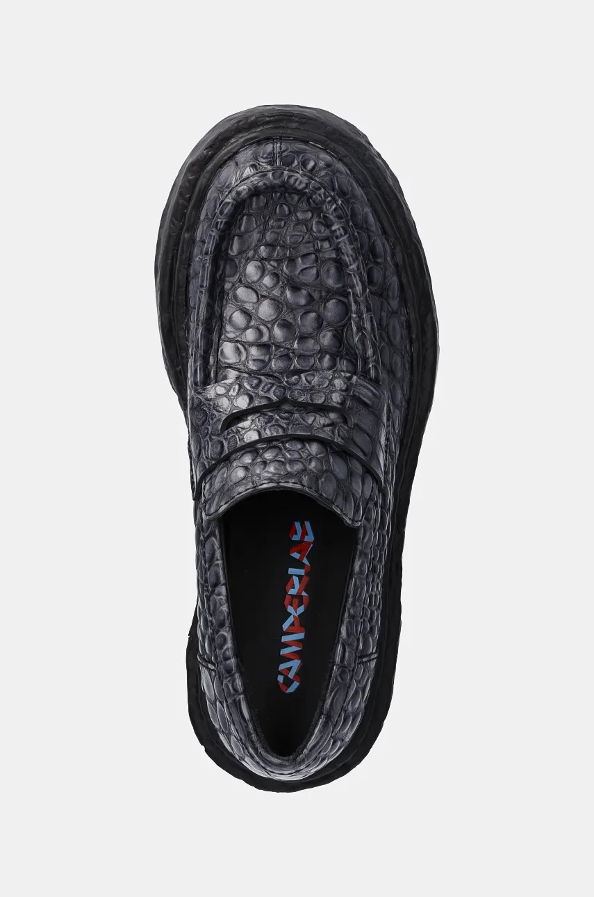 Δερμάτινα μοκασίνια CAMPERLAB Vamonos χρώμα: γκρι, A500023-003 φωτογραφία