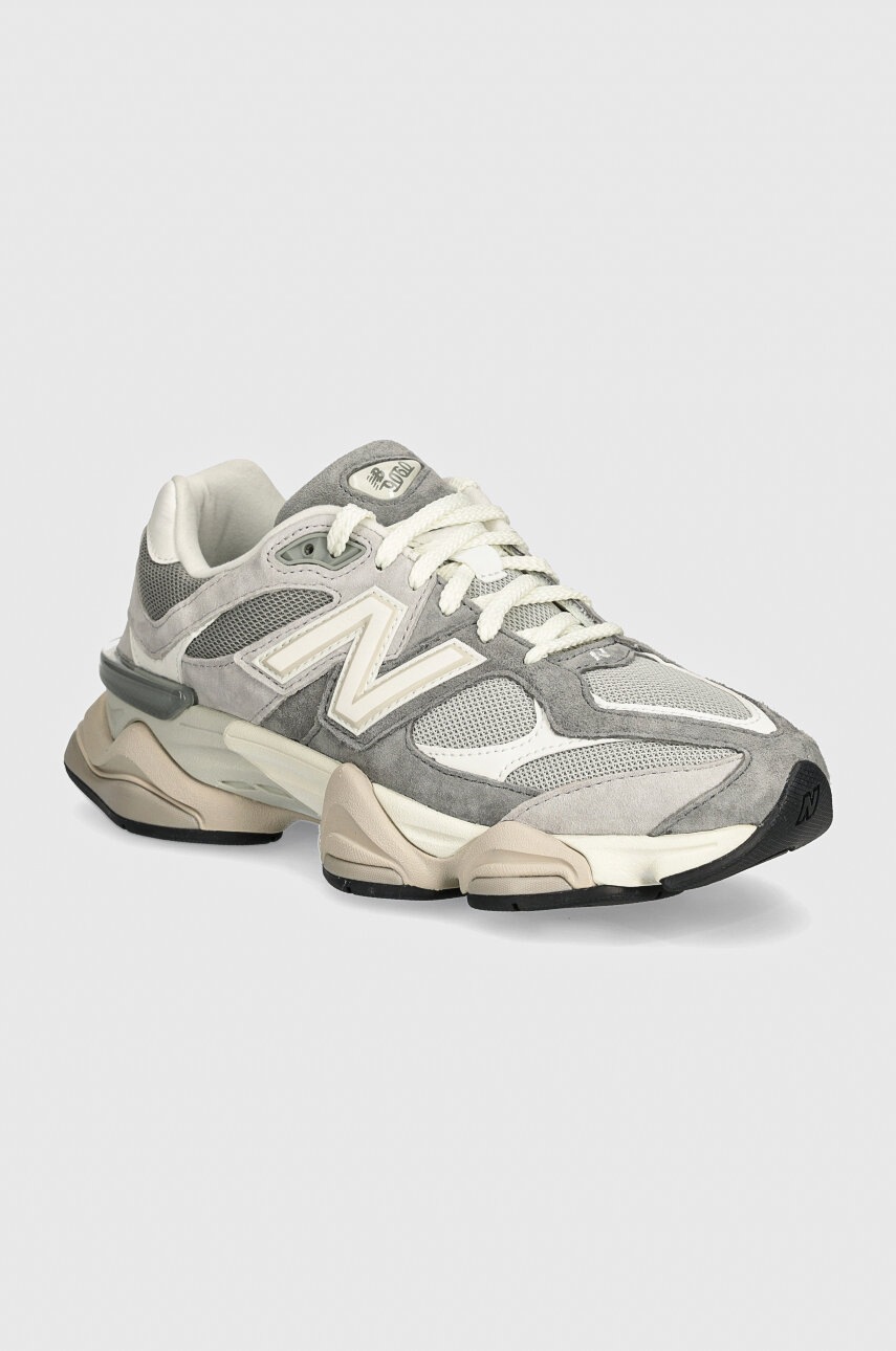 New Balance sneakers din piele intoarsă 9060 culoarea gri, U9060EEE