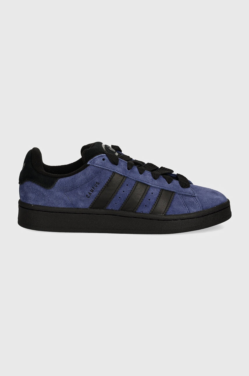 Σουέτ αθλητικά παπούτσια adidas Originals Campus 00s χρώμα: ναυτικό μπλε, JH8997 φωτογραφία