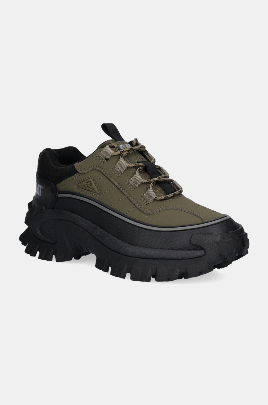 Caterpillar adidași din nubuc INTRUDER GALOSH 2.0 LOW WP culoarea verde, P111620 Caterpillar adidași din nubuc INTRUDER GALOSH 2.0 LOW WP culoarea verde, P111620