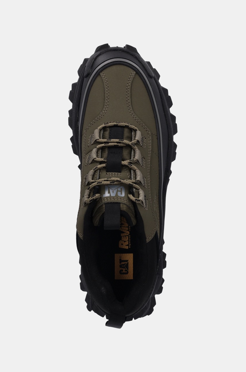 Nubuck sneakers CAT Footwear INTRUDER GALOSH 2.0 LOW WP χρώμα: πράσινο, P111620 φωτογραφία