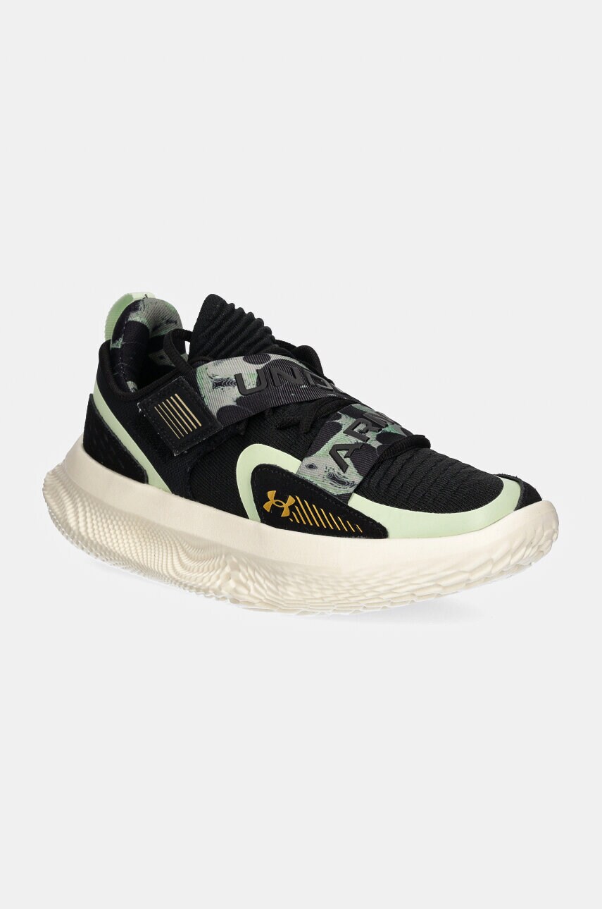 Levně Basketbalové boty Under Armour FUTR X 4 Camo černá barva, 3027772
