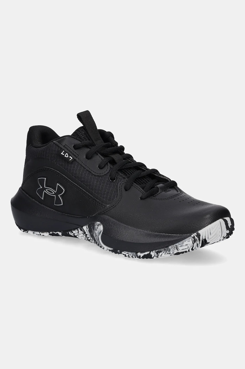 Levně Basketbalové boty Under Armour Lockdown 7 černá barva, 3028512
