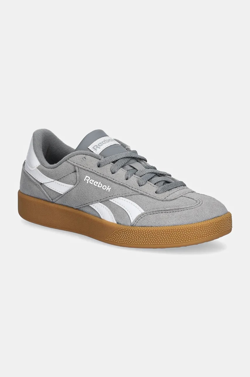 Reebok Classic sneakers din piele intoarsă Reebok Smash Edge culoarea gri, 100212578 Reebok Classic sneakers din piele intoarsă Reebok Smash Edge culoarea gri, 100212578