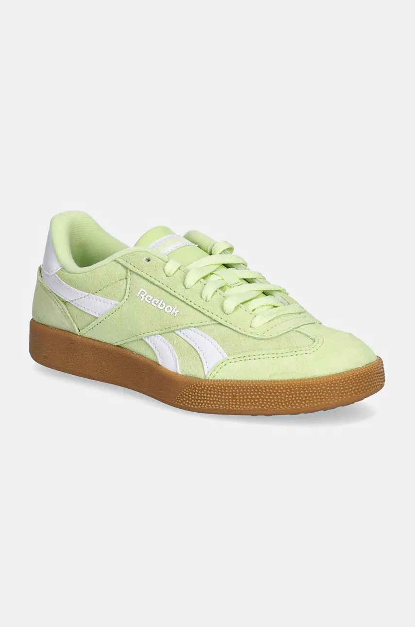 Reebok Classic sneakers din piele intoarsă REEBOK SMASH EDGE culoarea verde, 100216234