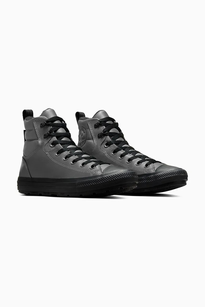 Πάνινα παπούτσια Converse Chuck Taylor All Star Berkshire Boot χρώμα: γκρι, A09493C φωτογραφία