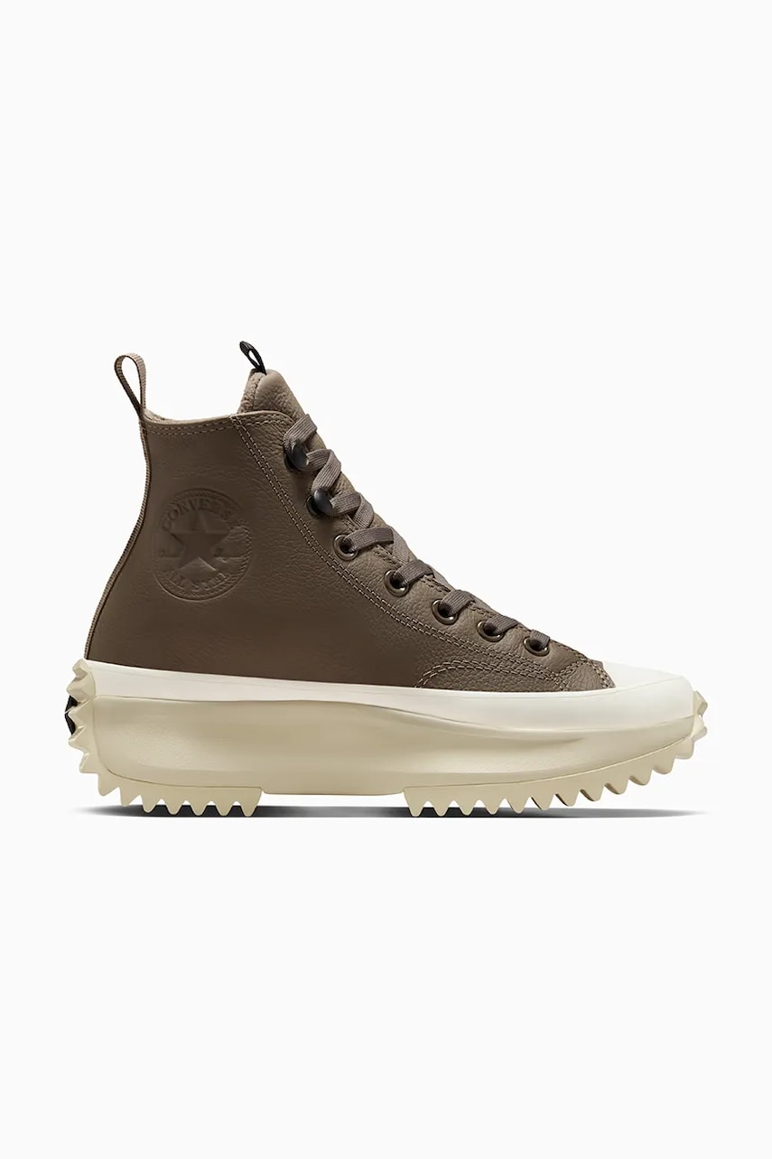 Converse tenisi de piele Run Star Hike culoarea maro, A10049C