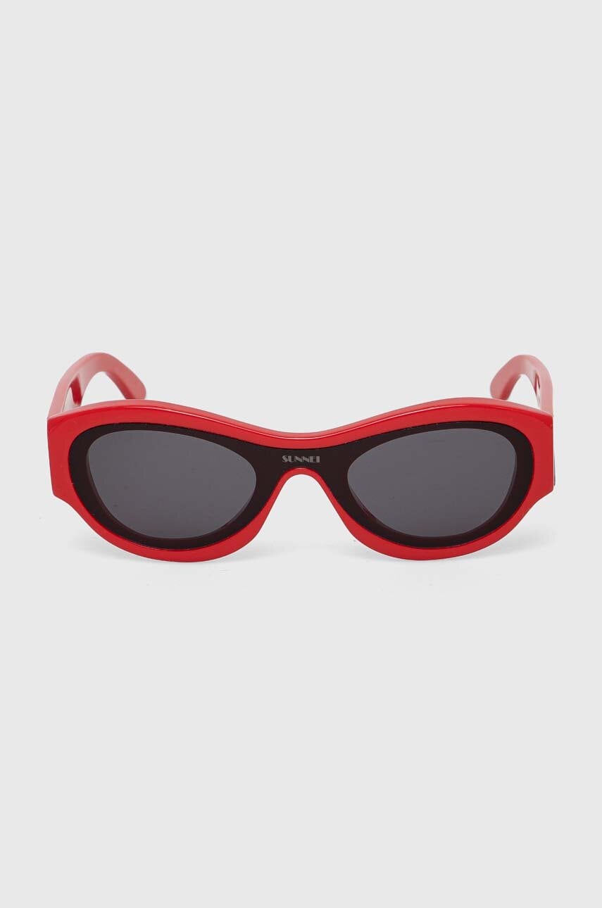 Sunnei ochelari de soare femei, culoarea rosu, MACCXEYW005 Sunnei ochelari de soare femei, culoarea rosu, MACCXEYW005