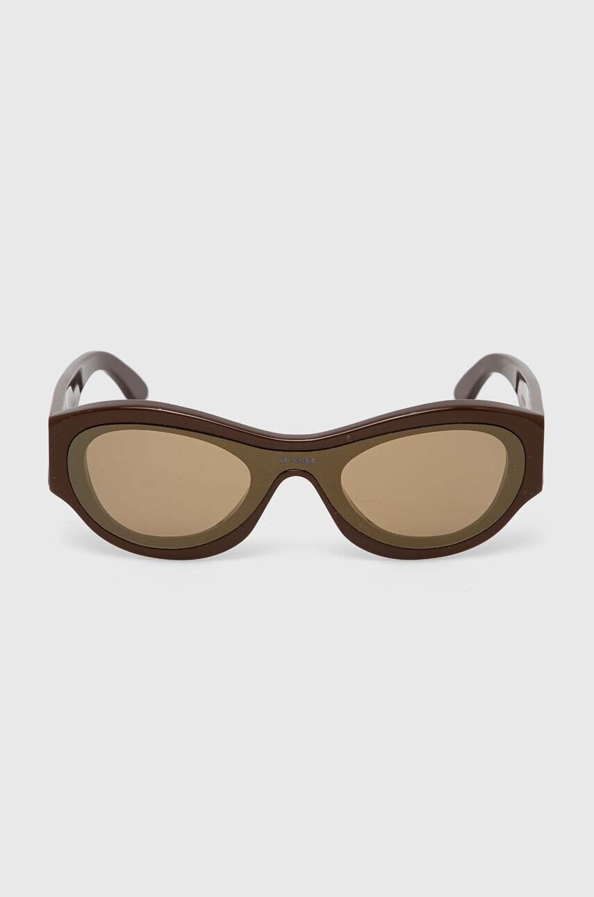 Sunnei ochelari de soare femei, culoarea maro, MACCXEYW005
