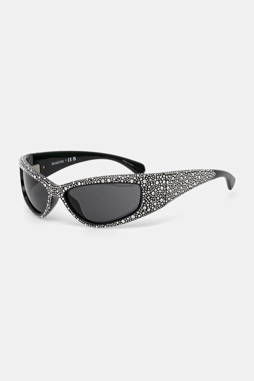 Swarovski ochelari de soare SUBLIMA femei, culoarea negru, 5706558