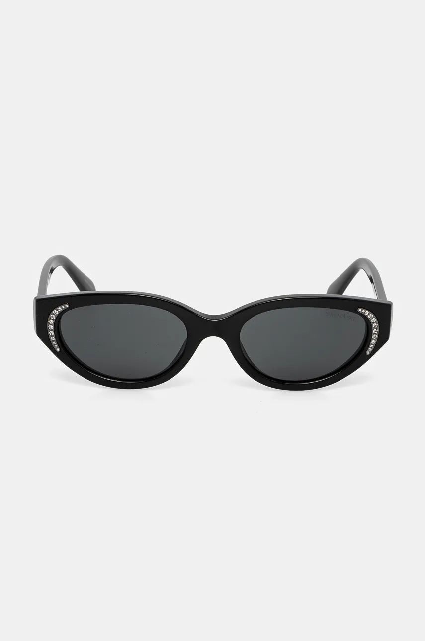 Swarovski ochelari de soare SUBLIMA femei, culoarea negru, 5706560