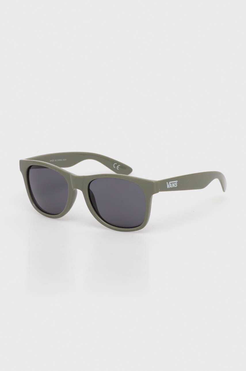 Vans ochelari de soare culoarea verde, VN000LC0ZBF1