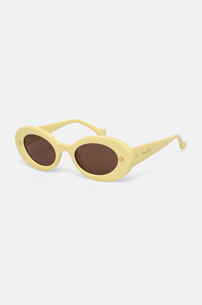 Nanushka ochelari de soare GIVA culoarea galben, NU24PFSG01011