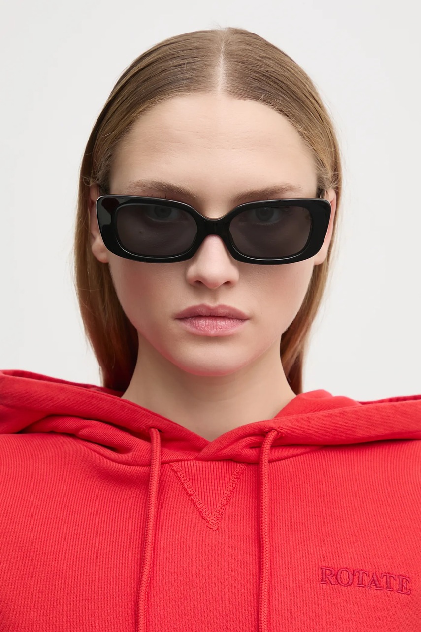 Sluneční brýle MAGDA BUTRYM x Linda Farrow černá barva, MAGDA16C1SUN