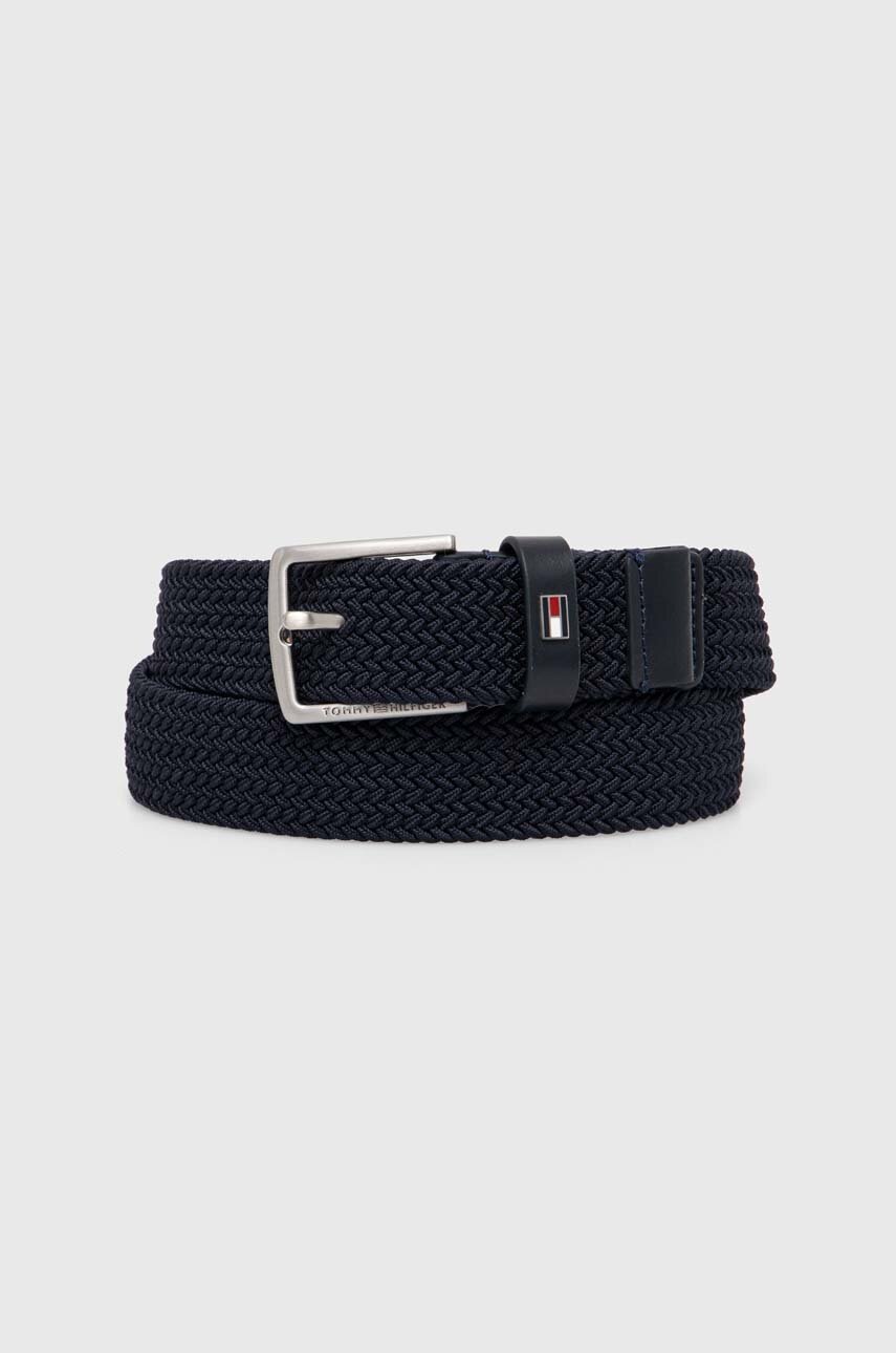 

Детски колан Tommy Hilfiger в тъмносиньо AU0AU01921, Тъмносин