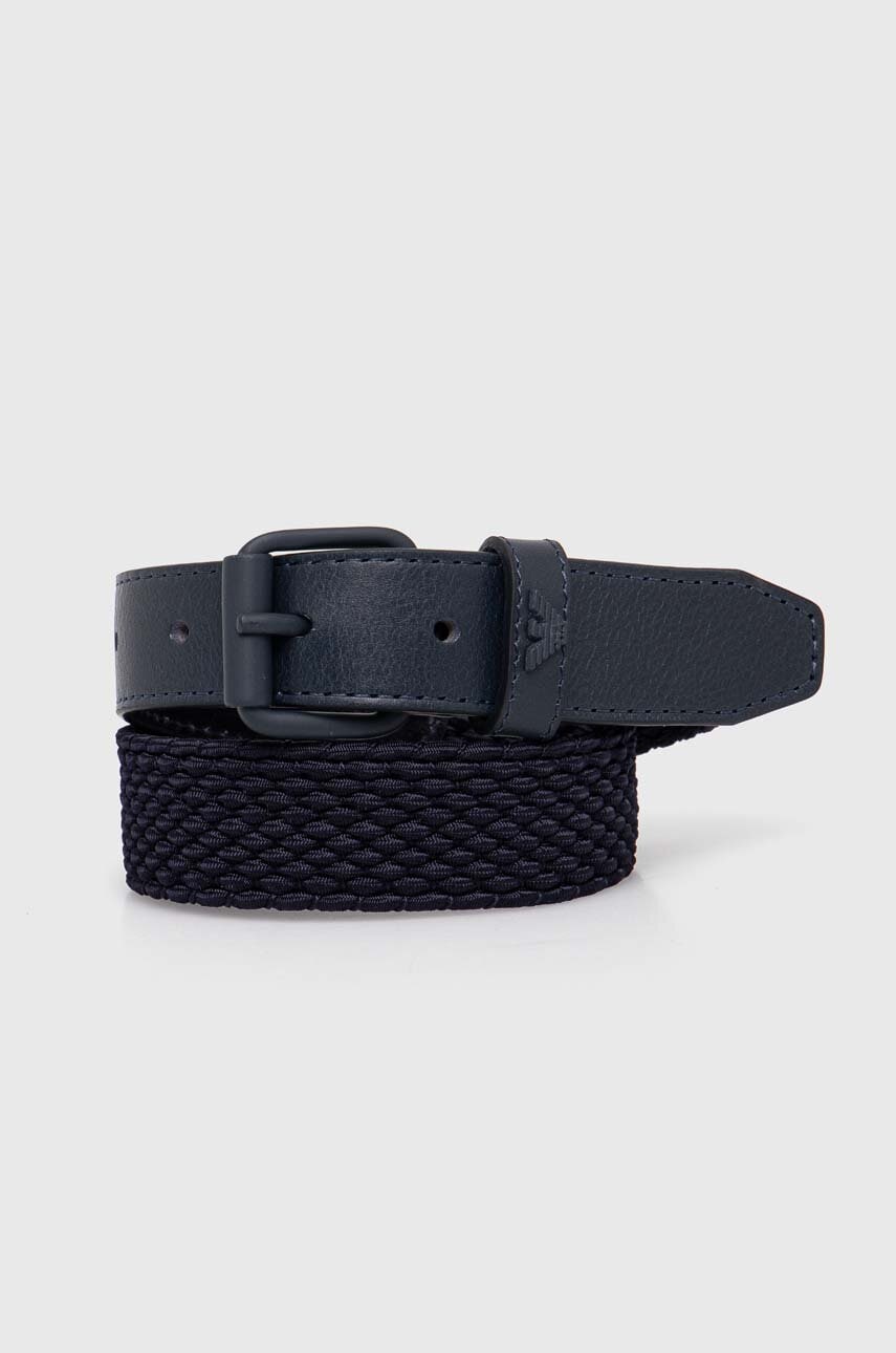 Emporio Armani curea copii culoarea albastru marin, 401522 4R562