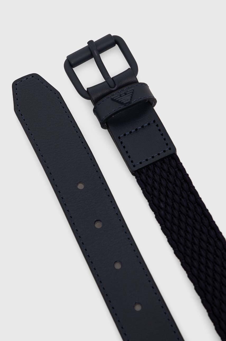 Детский ремень Emporio Armani цвет синий 401522 4R562 Детский ремень Emporio Armani цвет синий 401522 4R562