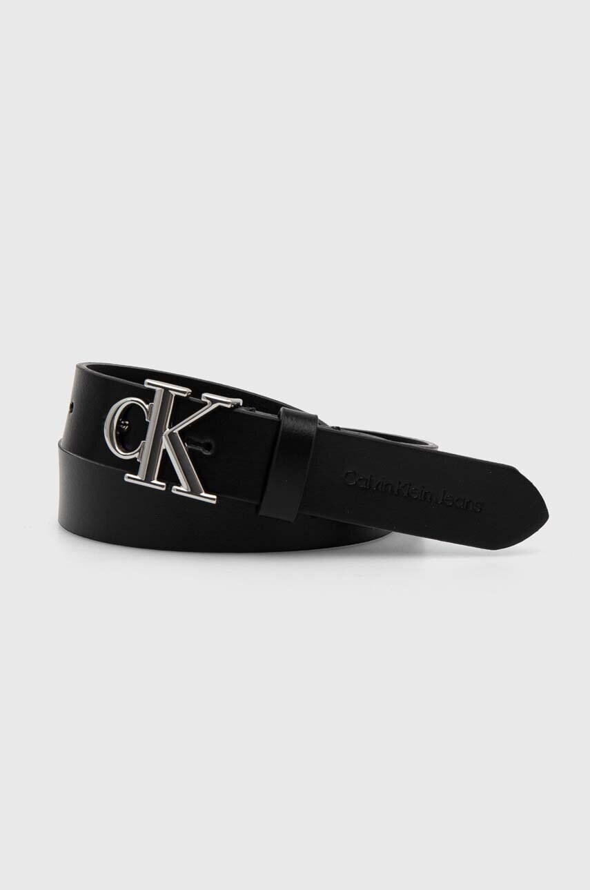 

Кожен колан Calvin Klein Jeans дамски в черно K60K612271, Черен