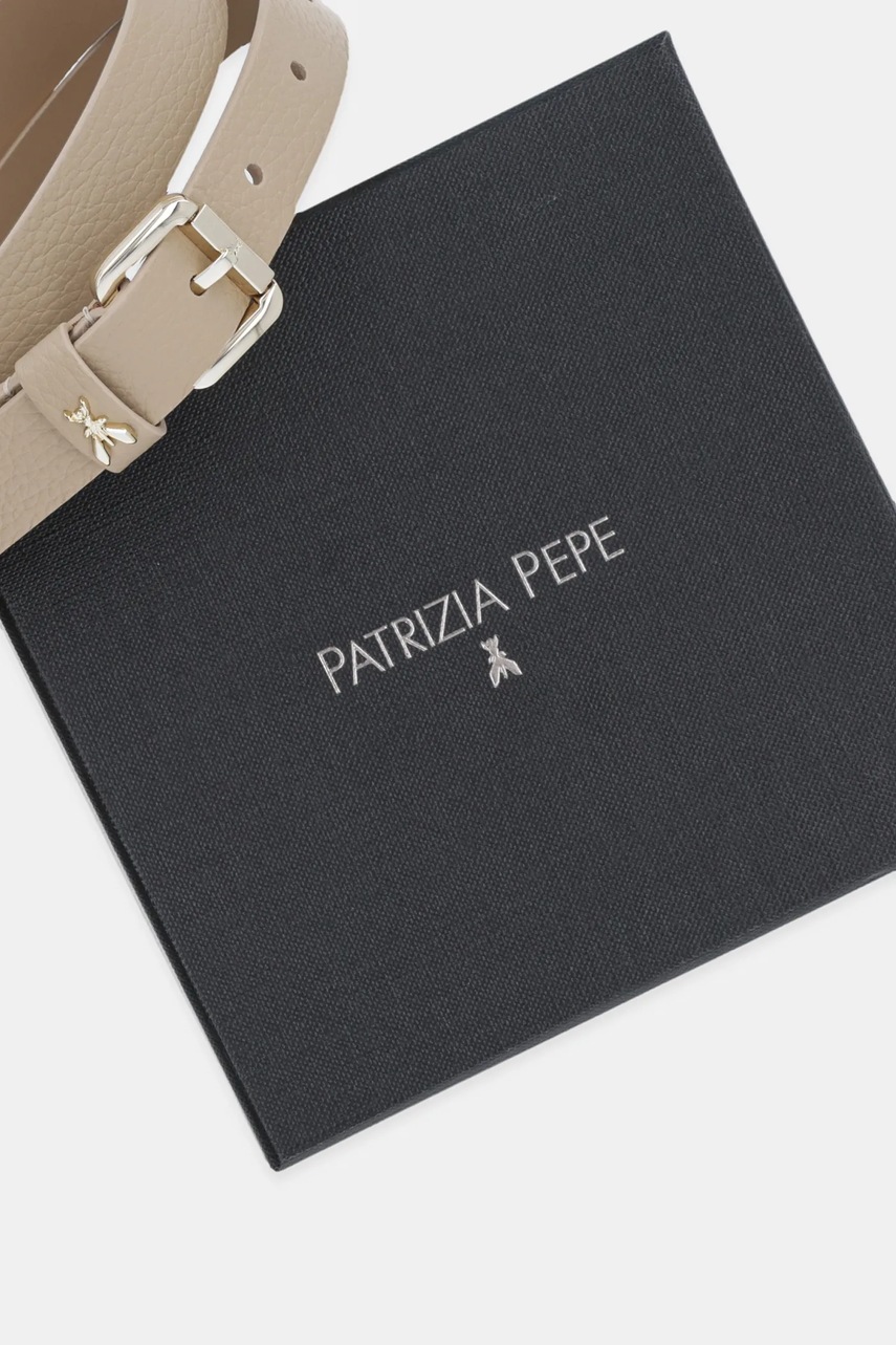 Patrizia Pepe bőr öv bézs, női, 8W0047 L001 termék 2. képe