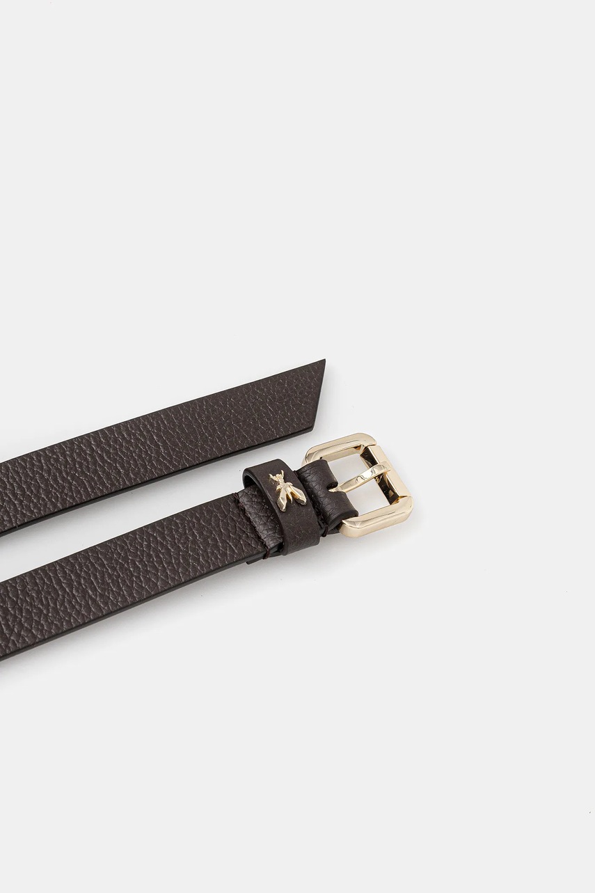 Кожаный ремень Patrizia Pepe цвет бежевый 8W0047 L001