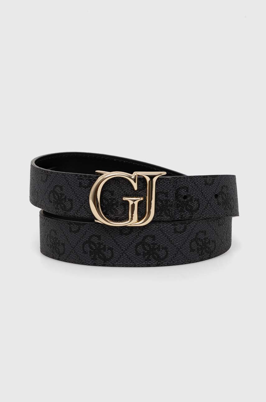 

Колан с две лица Guess NOREEN дамски в черно BW9152 P4330, Черен