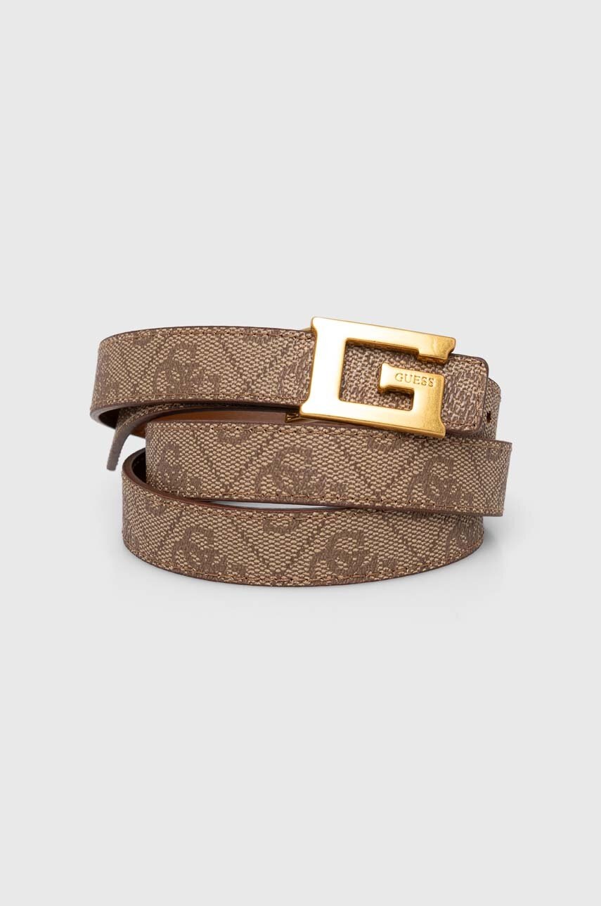 

Колан с две лица Guess NOREEN дамски в бежово BW9155 P4320, Бежов