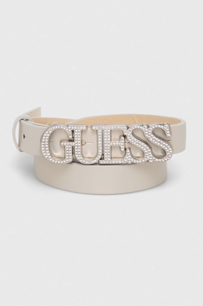 

Колан Guess DENISE дамски в бежово W4YZ02 WGDK0, Бежов