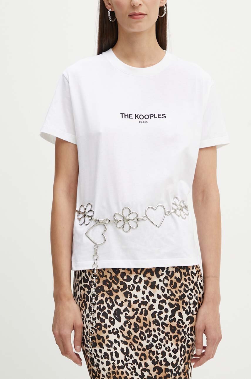 

Колан The Kooples дамски в сребристо AFCE29004K, Сребърен